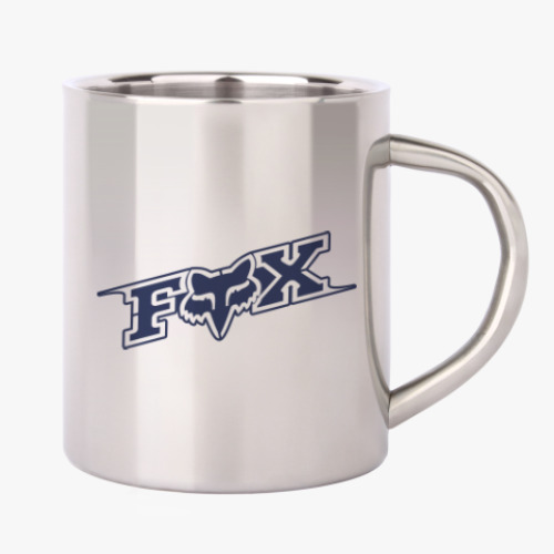 Кружка металлическая с принтом Suzuki RockStar Energy & Fox Racing