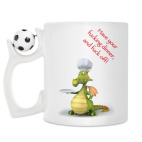 Кружка с футбольным мячиком