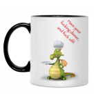 Кружка двухцветная