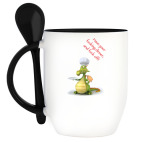 Кружка с ложкой