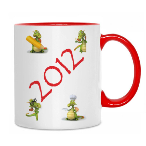 Кружка с принтом HAPPY NEW YEAR