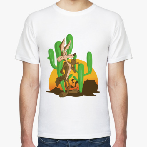 Футболка с принтом  'Кайот'