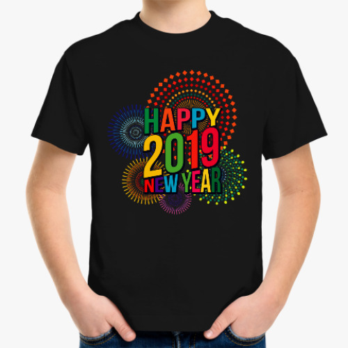 Детская футболка Новый год 2019