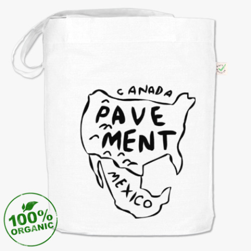 Сумка шоппер с принтом Pavement