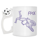 Кружка с футбольным мячиком