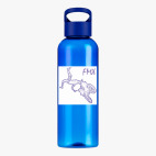 Прозрачная спортивная бутылка