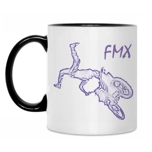 Кружка с принтом Мотофристайл