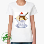 Женская футболка органик