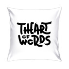 Подушка 35x35 см The Art of Words