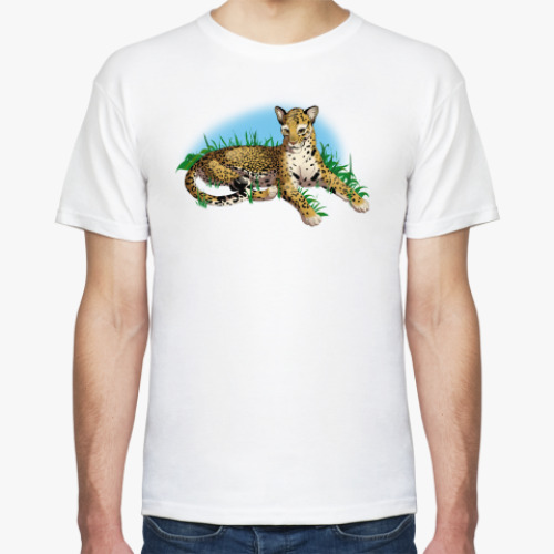 Футболка с принтом Леопард