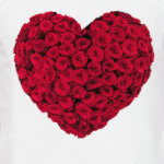 Сердце из роз