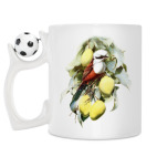 Кружка с футбольным мячиком