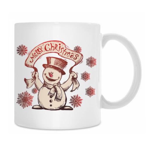 Кружка Снеговик