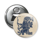 Магнит-открывашка 58 мм  Индеец