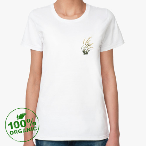Женская футболка из органик-хлопка Колос