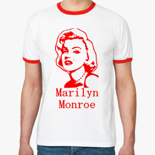 Футболка Ringer-T Marilyn Monroe