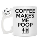 Кружка с футбольным мячиком