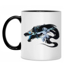 Кружка двухцветная