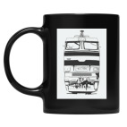 Кружка цветная UV-DTF