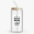 Банка с бамбуковой крышкой