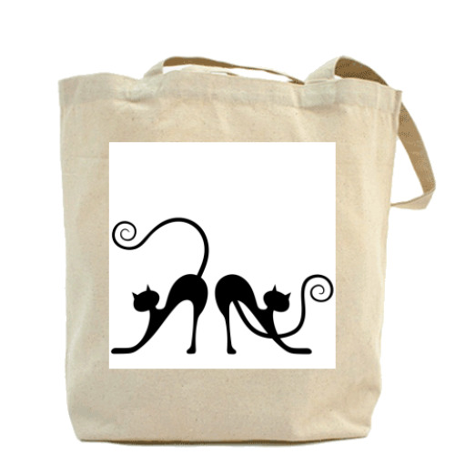 Сумка шоппер с принтом Грация