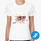 Женская спортивная футболка