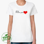 Женская футболка органик