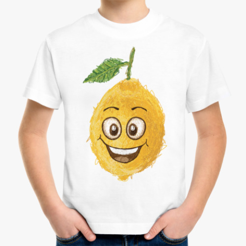 Детская футболка Весёлый лимон