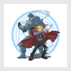 Постер 40 х 40 см Стальной алхимик