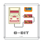 Магнит 6.5 x 6.5 см  «8—bit»