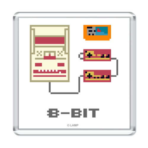 Магнит  «8—bit»