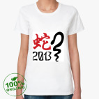 Женская футболка органик