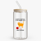 Банка с бамбуковой крышкой