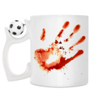 Кружка с футбольным мячиком