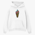 Толстовка худи оверсайз