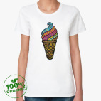 Женская футболка органик