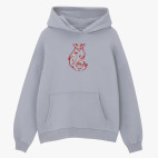 Толстовка худи оверсайз