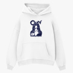 Толстовка худи оверсайз