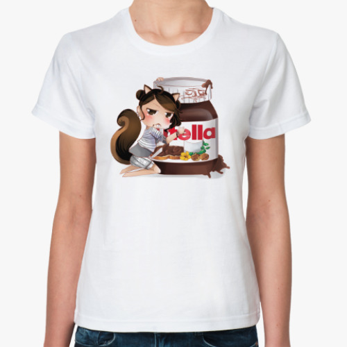 Классическая футболка Nutella Girl