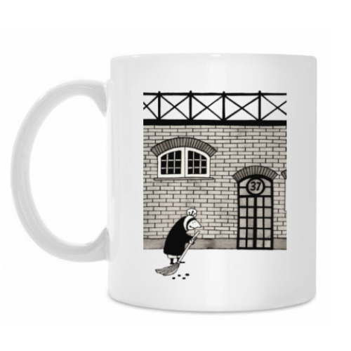 Кружка с принтом Городок