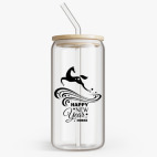 Банка с бамбуковой крышкой