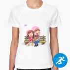 Женская спортивная футболка