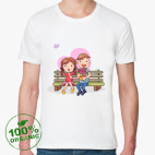 Мужская футболка органик