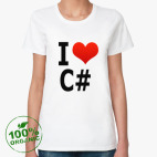 Женская футболка органик