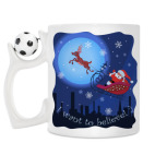 Кружка с футбольным мячиком