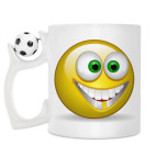Кружка с футбольным мячиком