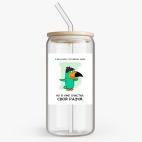 Банка с бамбуковой крышкой