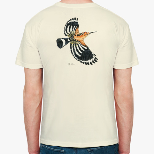 Футболка с принтом Удод