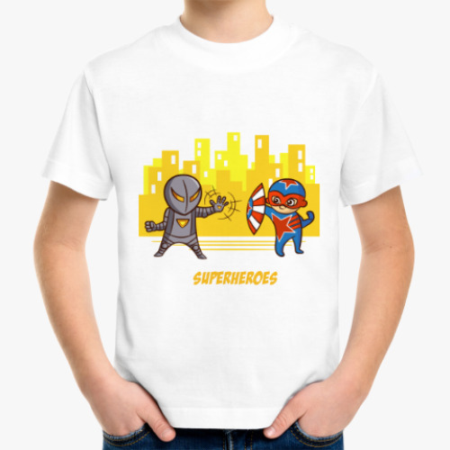 Детская футболка SUPERHERO BATTLE