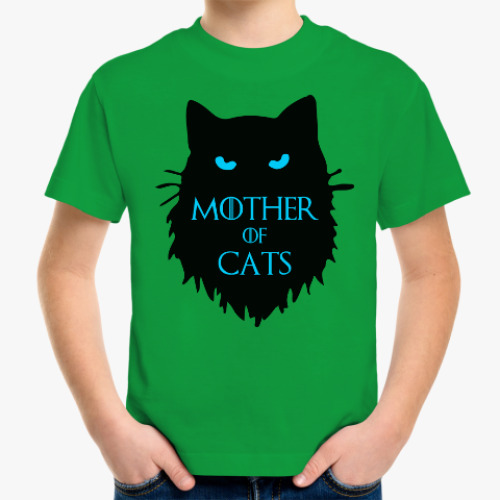 Детская футболка Mother of cats